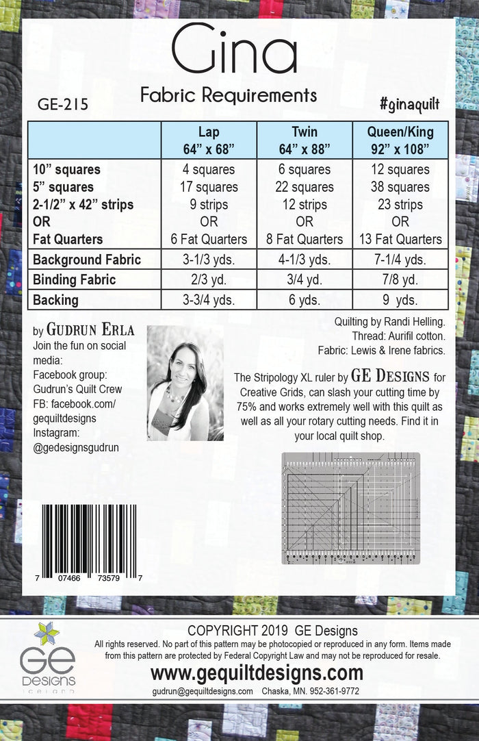 Gina - Stripology Mixer Pattern 215