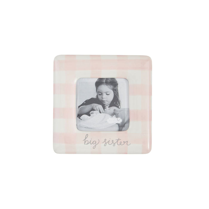 Gingham Big Sis Frame - Madison's Niche