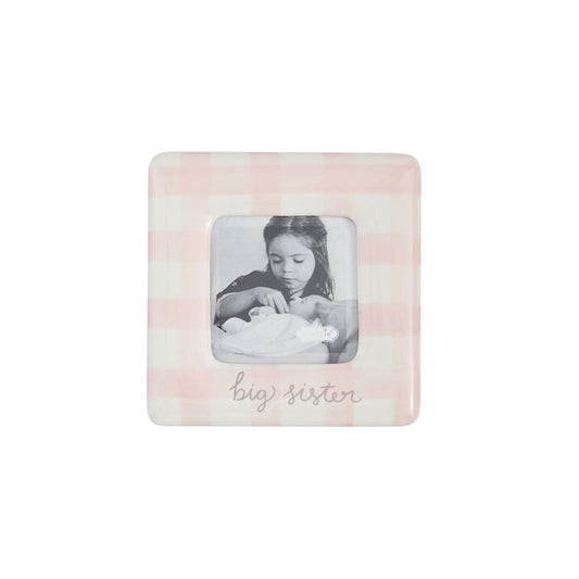 Gingham Big Sis Frame - Madison's Niche