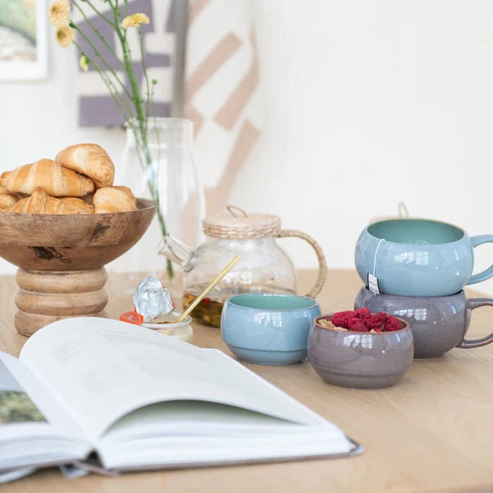Glass Teapot with Woven Lid - Madison's Niche