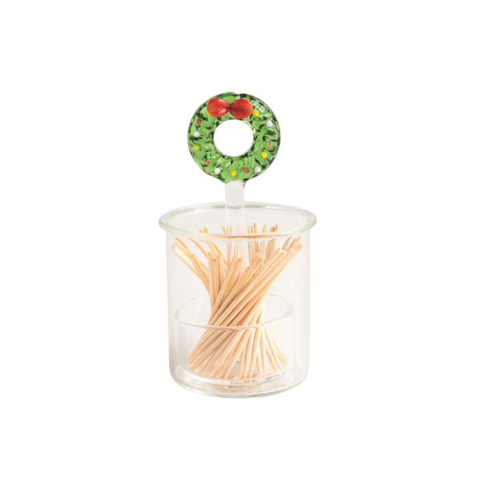 Glass Toothpick Caddy