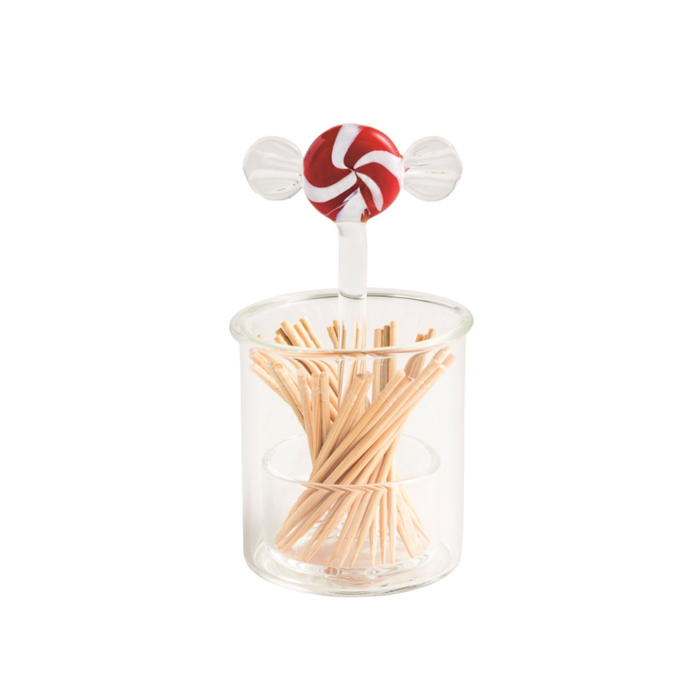 Glass Toothpick Caddy