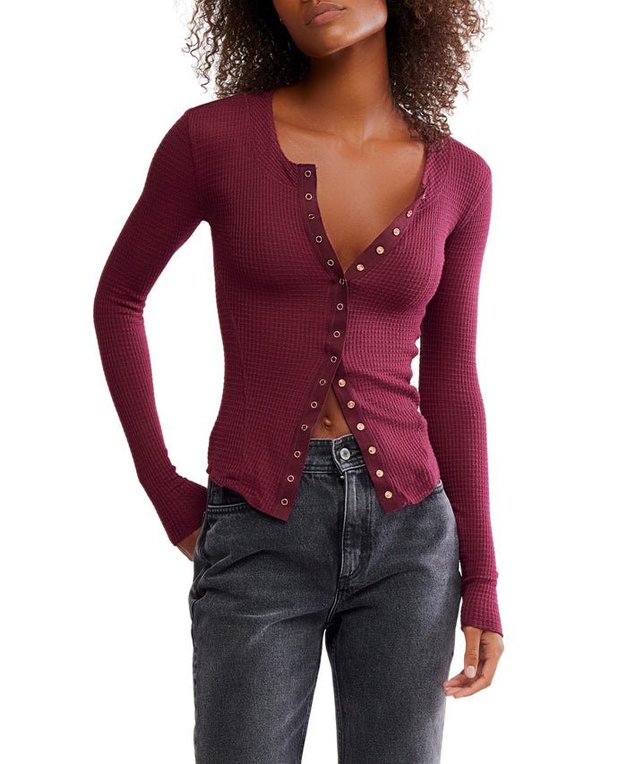 Going Places Cardi in Acai - Madison's Niche
