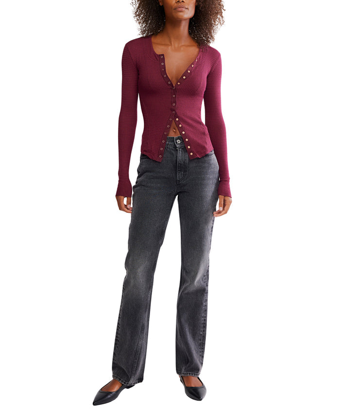 Going Places Cardi in Acai - Madison's Niche