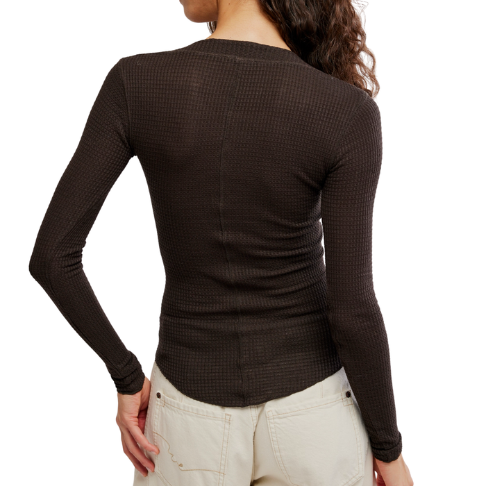 Going Places Cardi in Deep Fudge