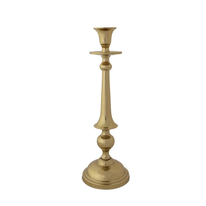 Gold Brass Taper Holder - Madison's Niche