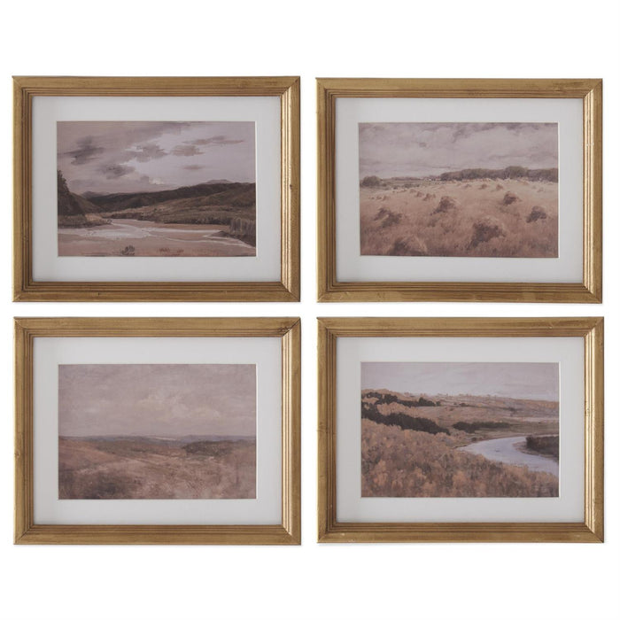 Gold Framed Landscape - Madison's Niche