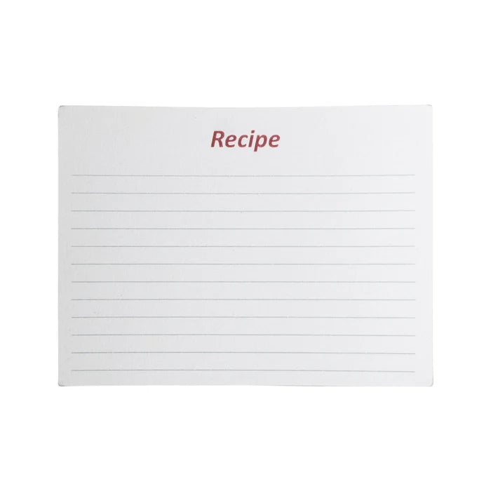 Gold Recipe Box with Cards - Madison's Niche