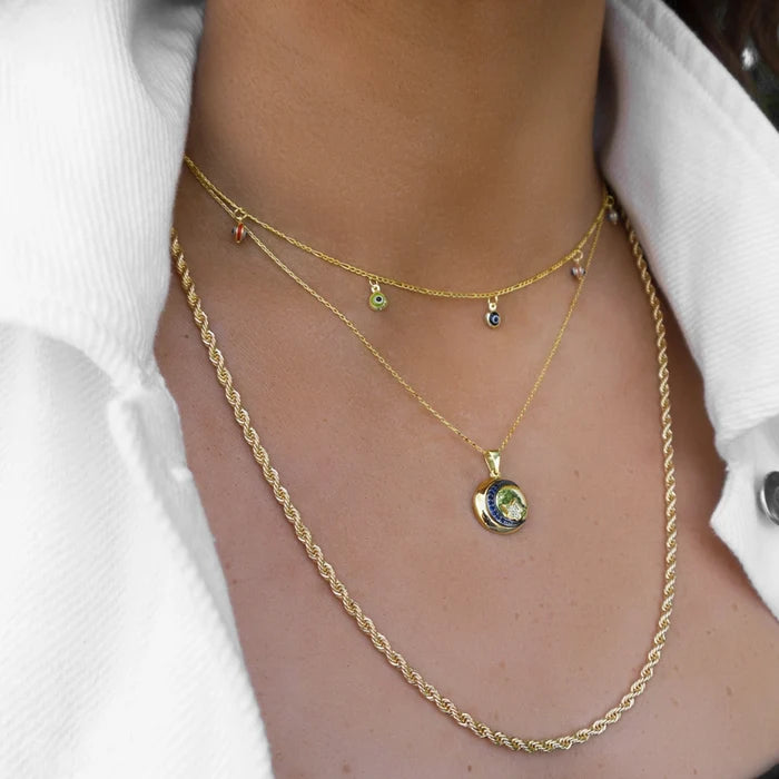 Gold Twisted Rope Chain Necklace - Madison's Niche