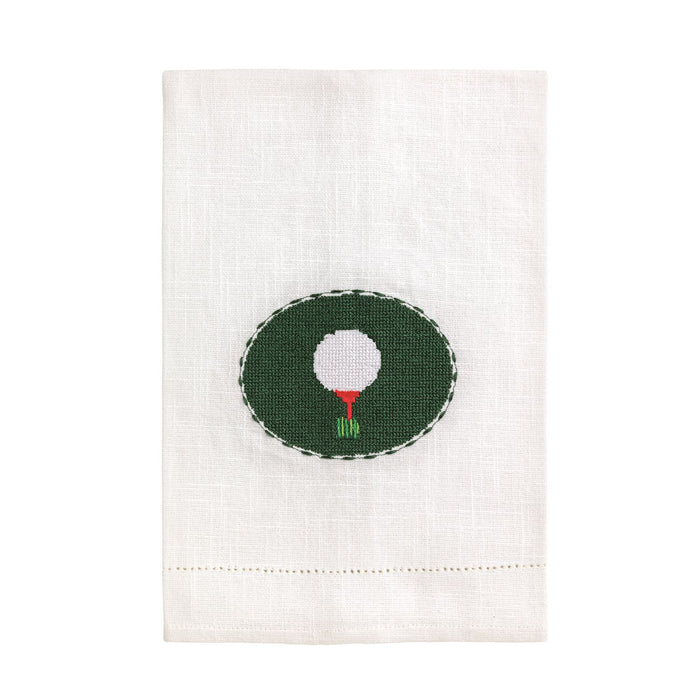 Golf Needlepoint Towel - Madison's Niche