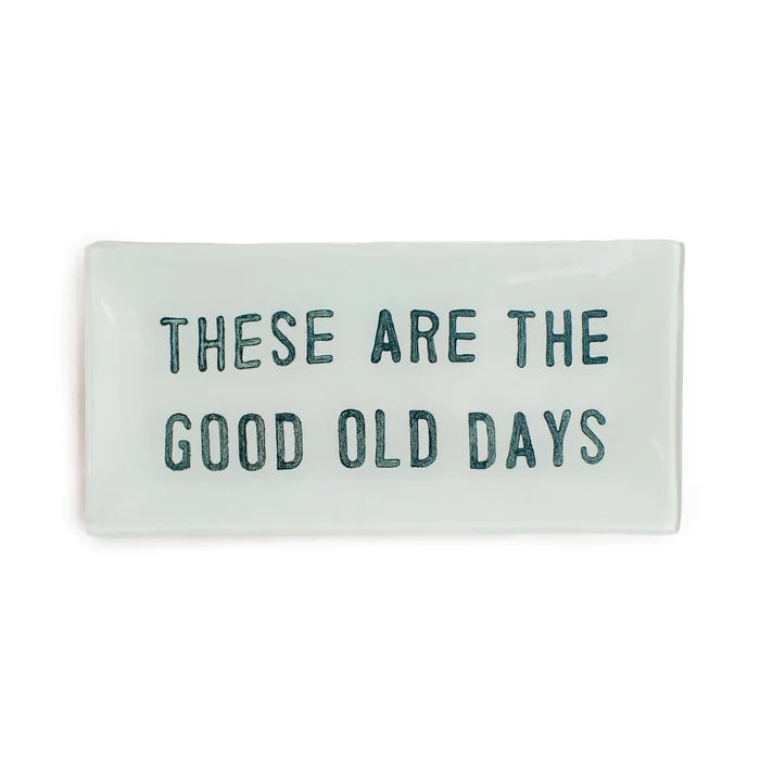 Good Old Days Decoupage Plate - Madison's Niche