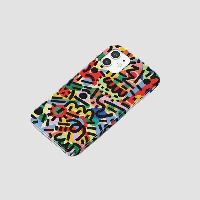 Artistic spirit Graffiti Line Case. Creative street-culture aesthetic with an edgy modern twist.