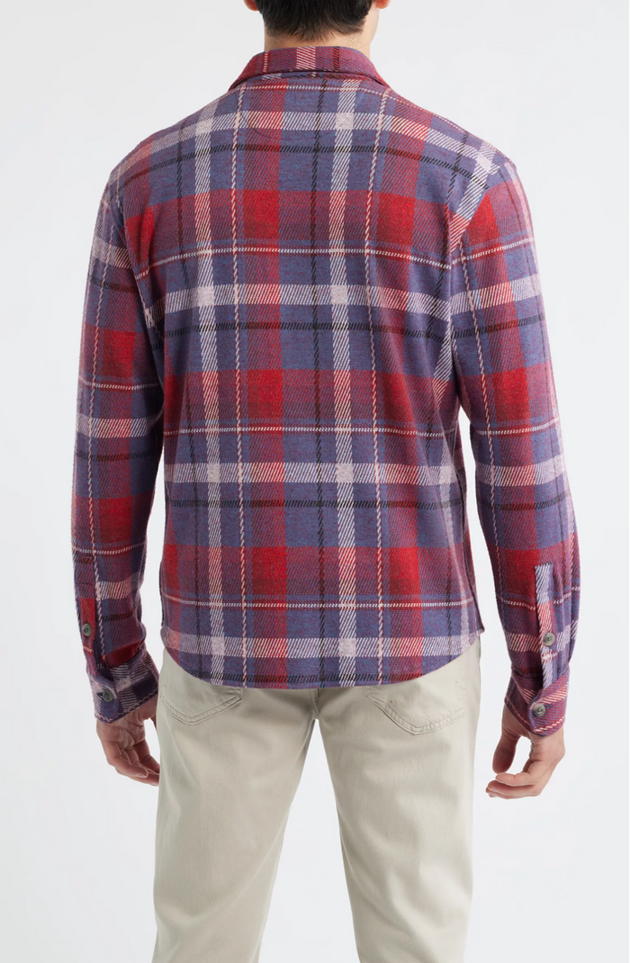 Gustaf Plaid Flannel in Malibu Red - Madison's Niche