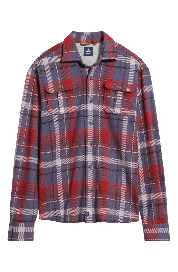 Gustaf Plaid Flannel in Malibu Red - Madison's Niche