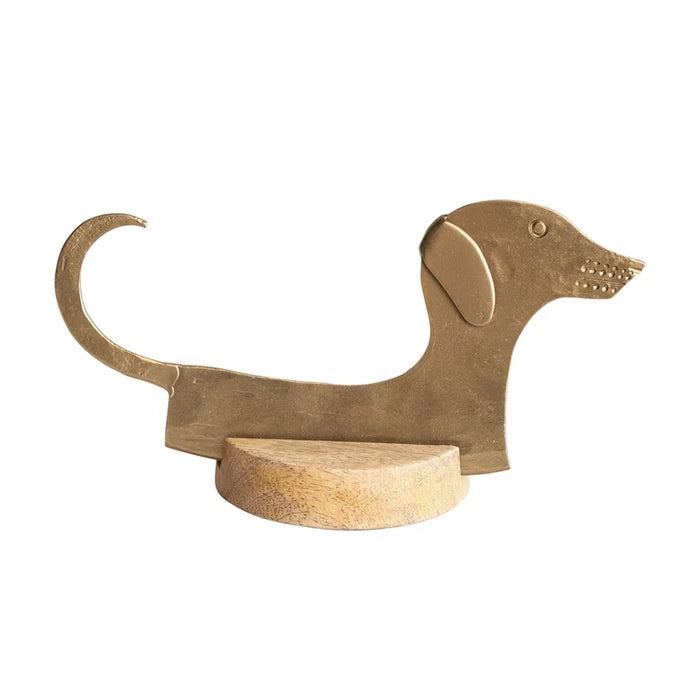 Hand-Forged Metal Cheese Knife with Mango Wood Stand - Madison's Niche