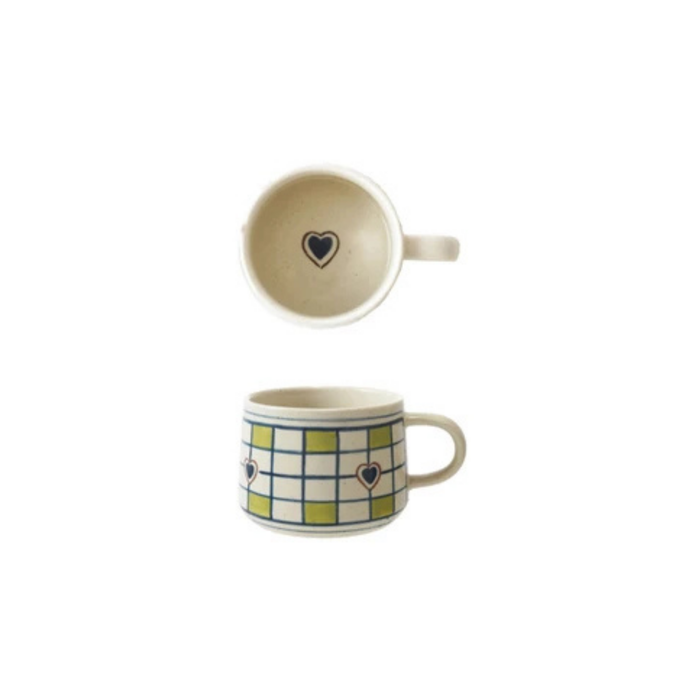 Hand-Painted Mug with Pattern - Madison's Niche