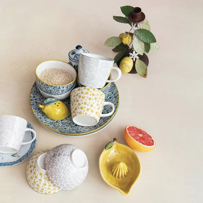 Hand-Stamped Stoneware Mug - Madison's Niche