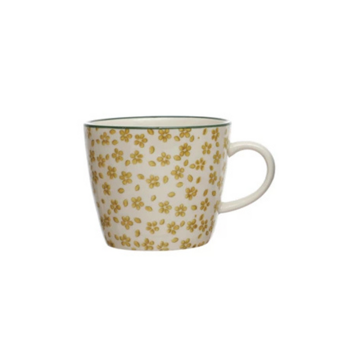 Hand-Stamped Stoneware Mug - Madison's Niche