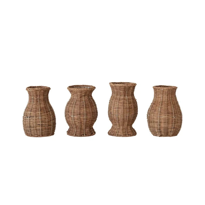 Hand-Woven Rattan Vase - Madison's Niche