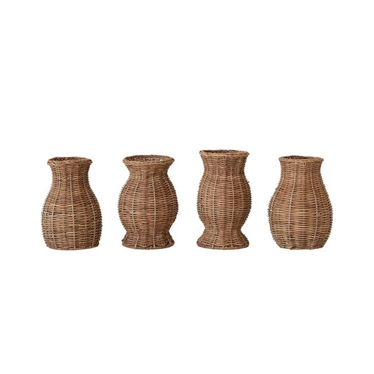 Hand-Woven Rattan Vase - Madison's Niche