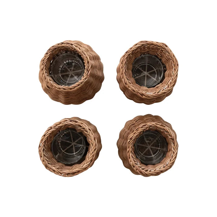 Hand-Woven Rattan Vase - Madison's Niche