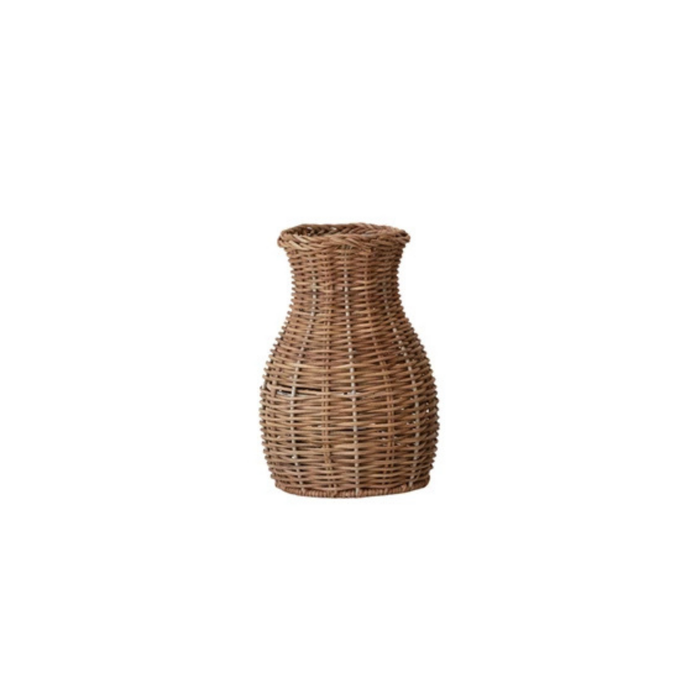 Hand-Woven Rattan Vase - Madison's Niche