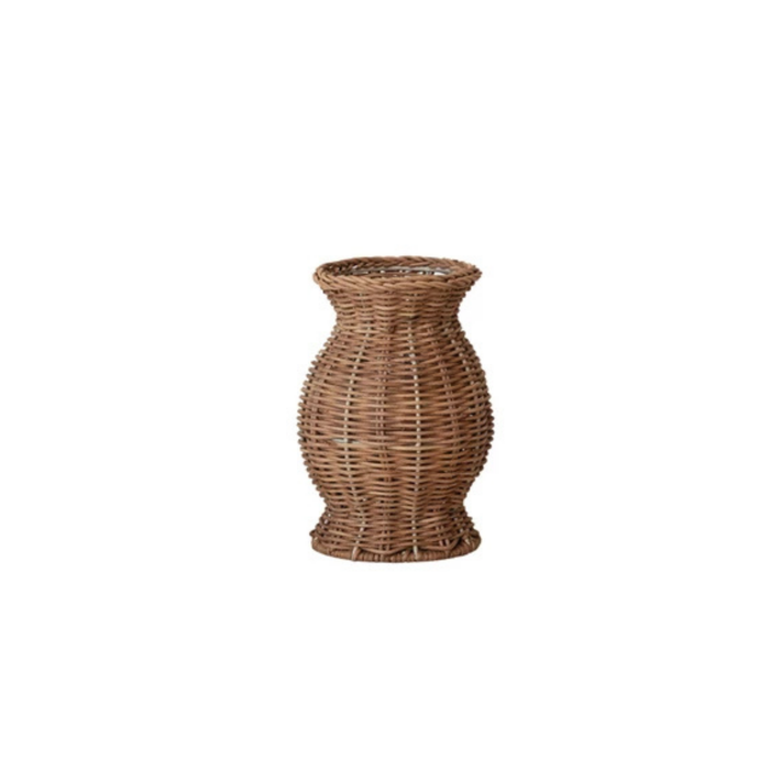 Hand-Woven Rattan Vase - Madison's Niche