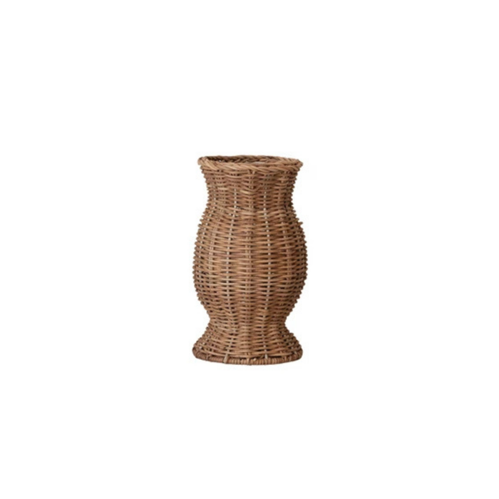 Hand-Woven Rattan Vase - Madison's Niche