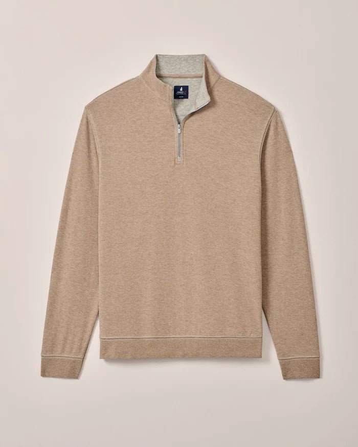 Hanks 1/4 Zip Sweater in Hazelnut - Madison's Niche