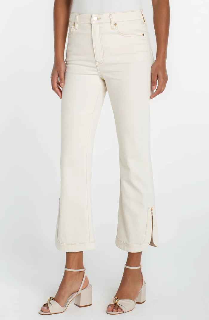 Hannah Crop Flare With Tulip Hem - Madison's Niche