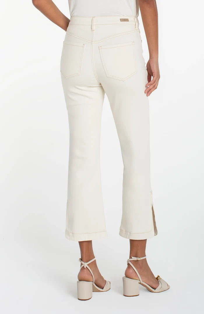 Hannah Crop Flare With Tulip Hem - Madison's Niche