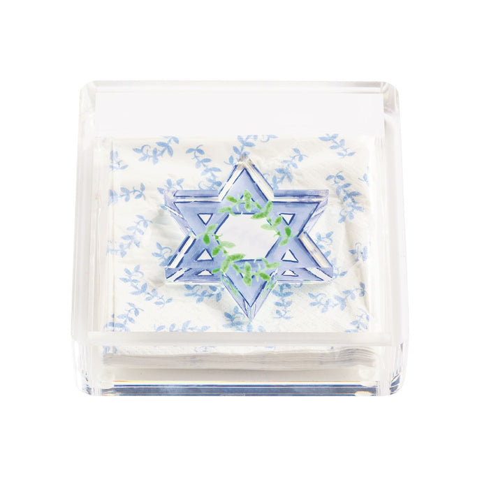Hanukkah Napkin Holder Set