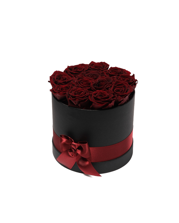 Hat Box - Burgundy