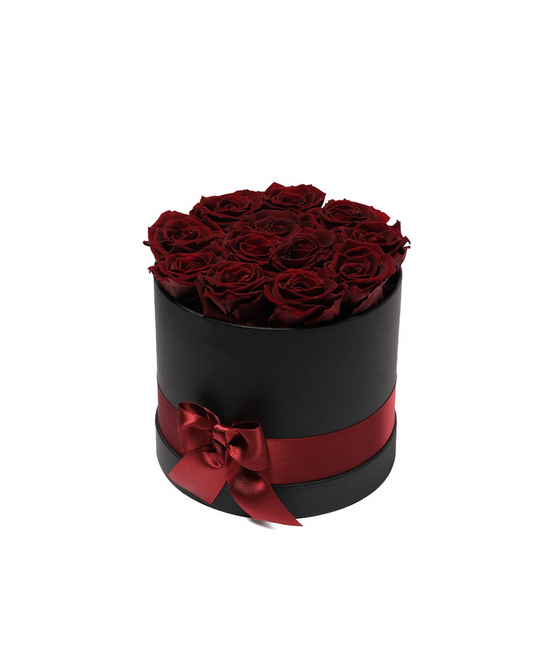 Hat Box - Burgundy