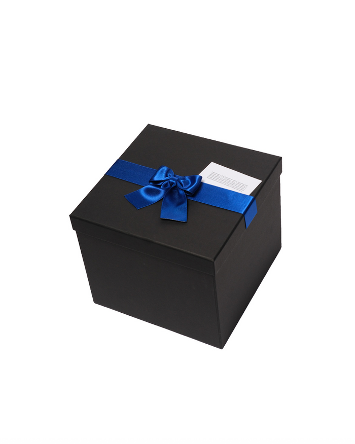 Hat Box - Sapphire Blue