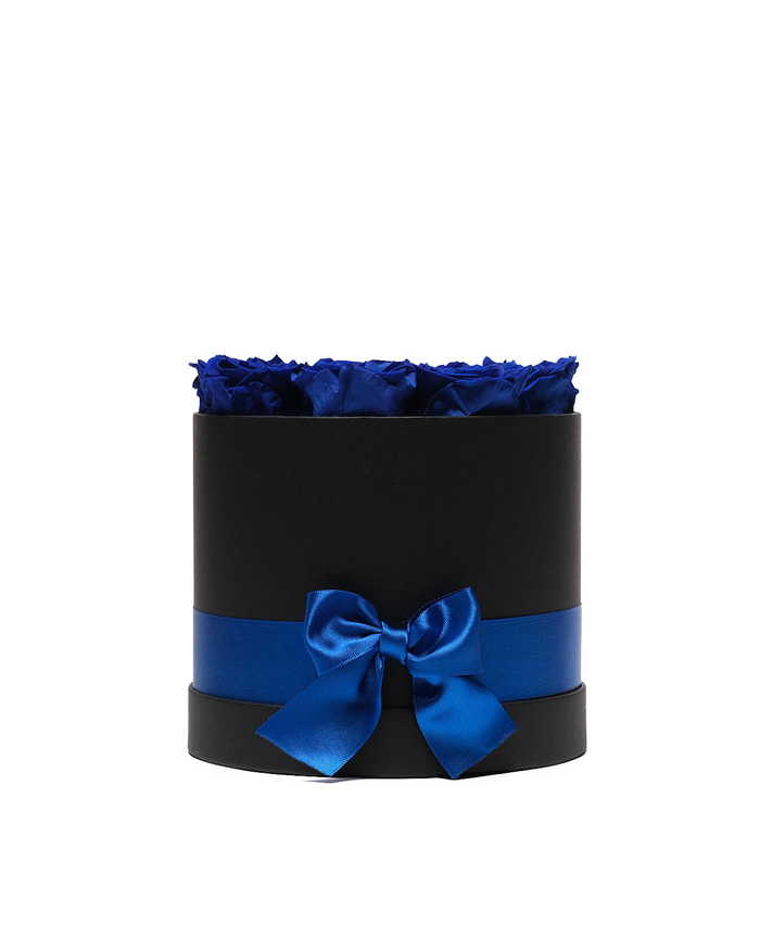 Hat Box - Sapphire Blue