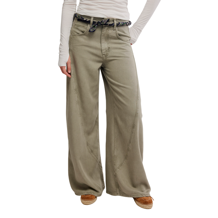 Haven Twisted Wide-Leg Jean