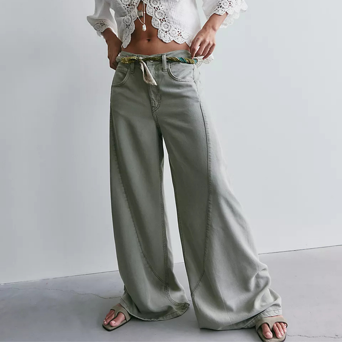 Haven Twisted Wide-Leg Jean
