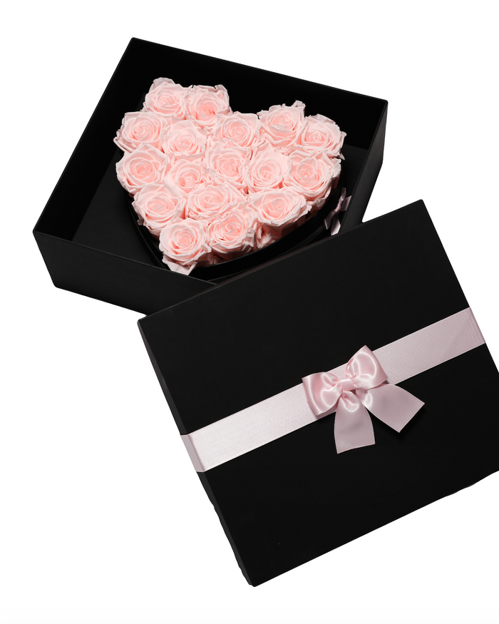 Heart Box - Pink Champagne