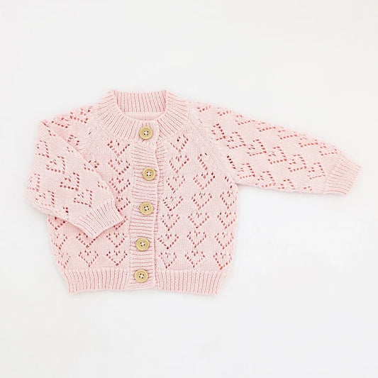 Heart Lace Cardigan - Madison's Niche
