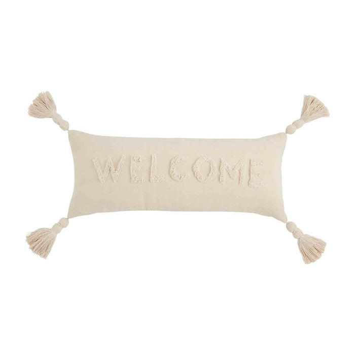 Hello & Welcome Tufted Pillows - Madison's Niche