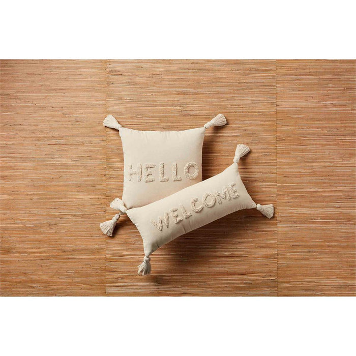 Hello & Welcome Tufted Pillows - Madison's Niche