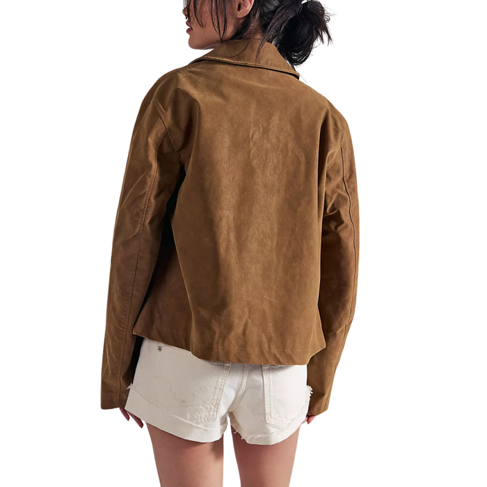 Hera Vegan Jacket in Caramel