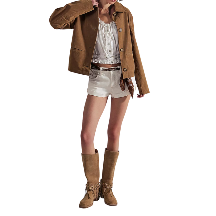 Hera Vegan Jacket in Caramel