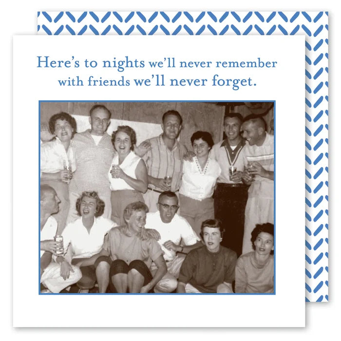 Here's To Nights Napkin - Madison's Niche