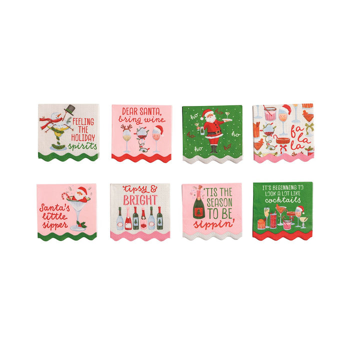 Holiday Bar Napkin