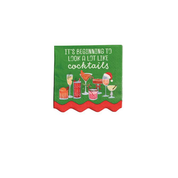 Holiday Bar Napkin