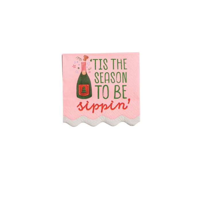 Holiday Bar Napkin
