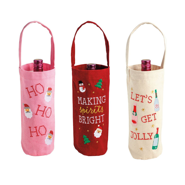 Holiday Wine Bag