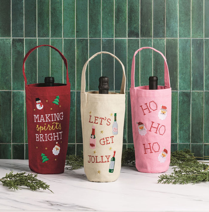 Holiday Wine Bag